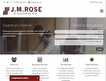 Tablet Screenshot of jmrose.com